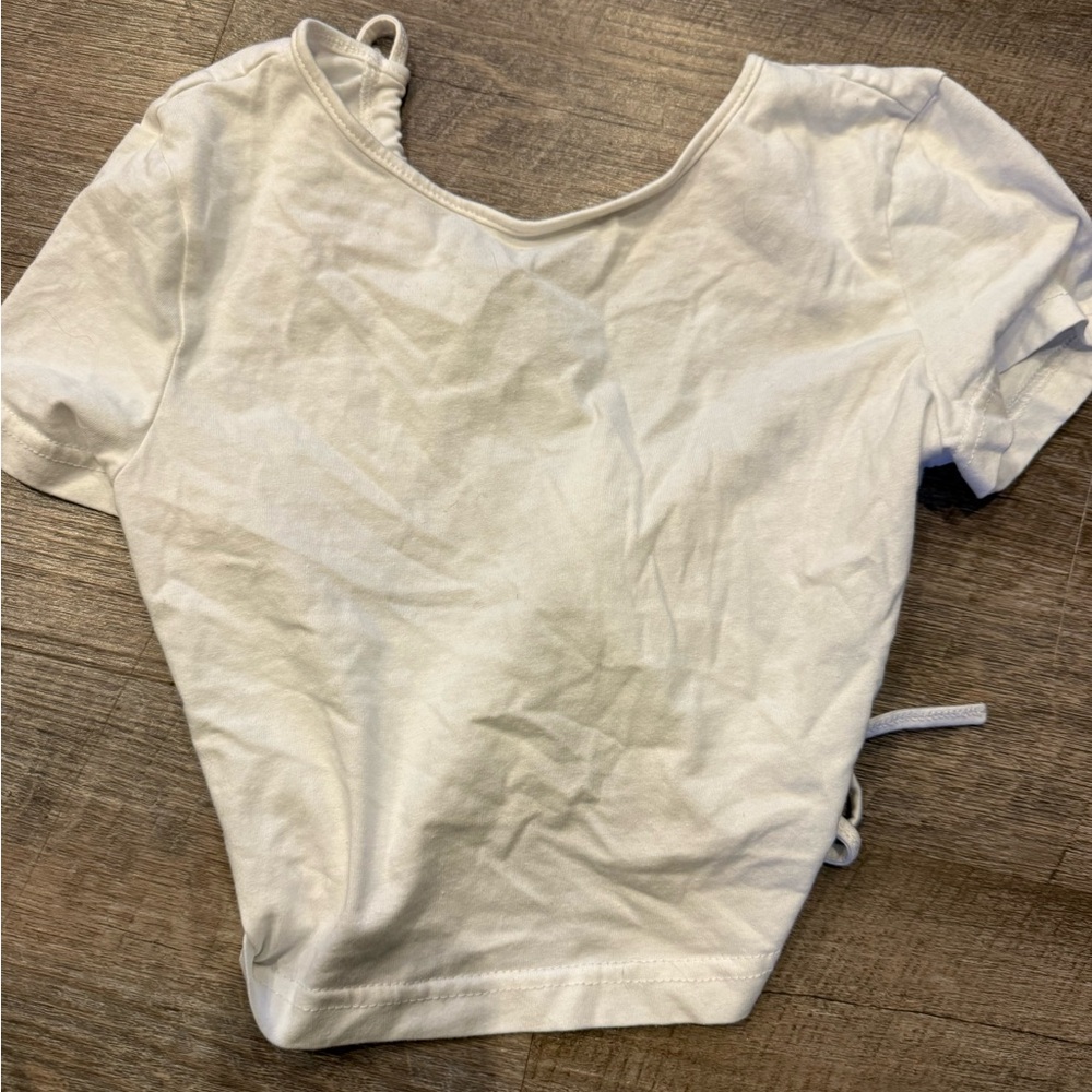 Shein open back top